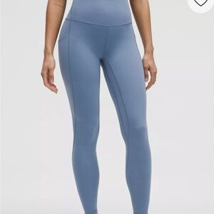 Lululemon size 8 blue leggings